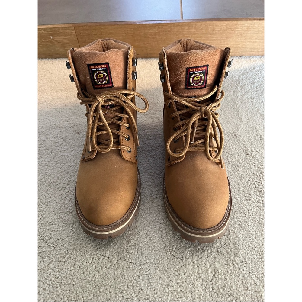 Skechers Tan Work Boots